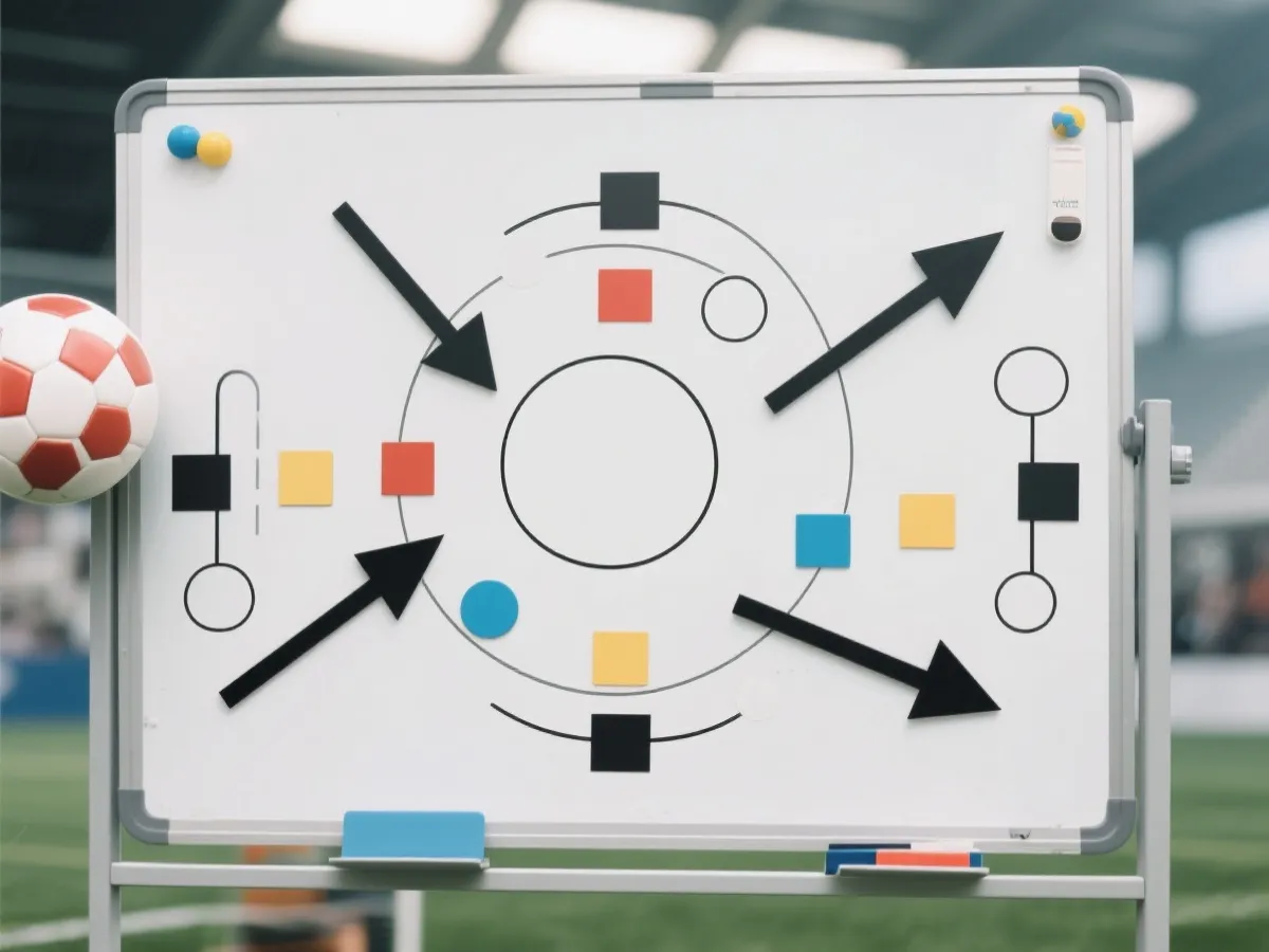 战术板风格插画